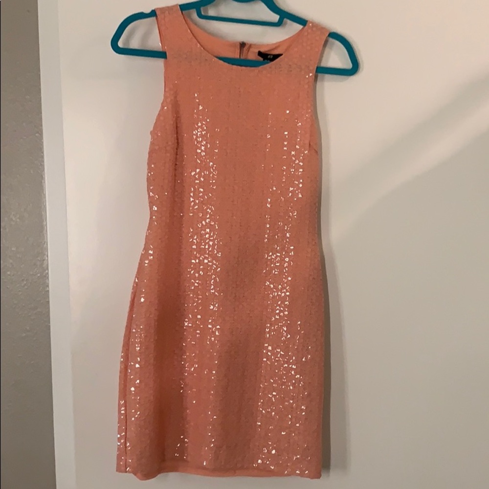 Light coral dress